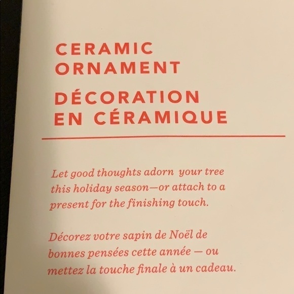 Starbucks 2 ceramic ornaments new - Picture 3 of 3